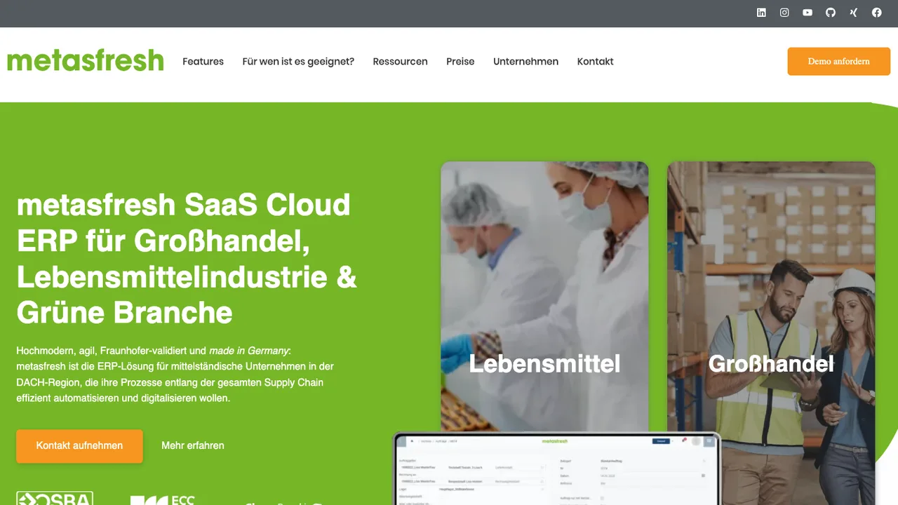 metasfresh screenshot