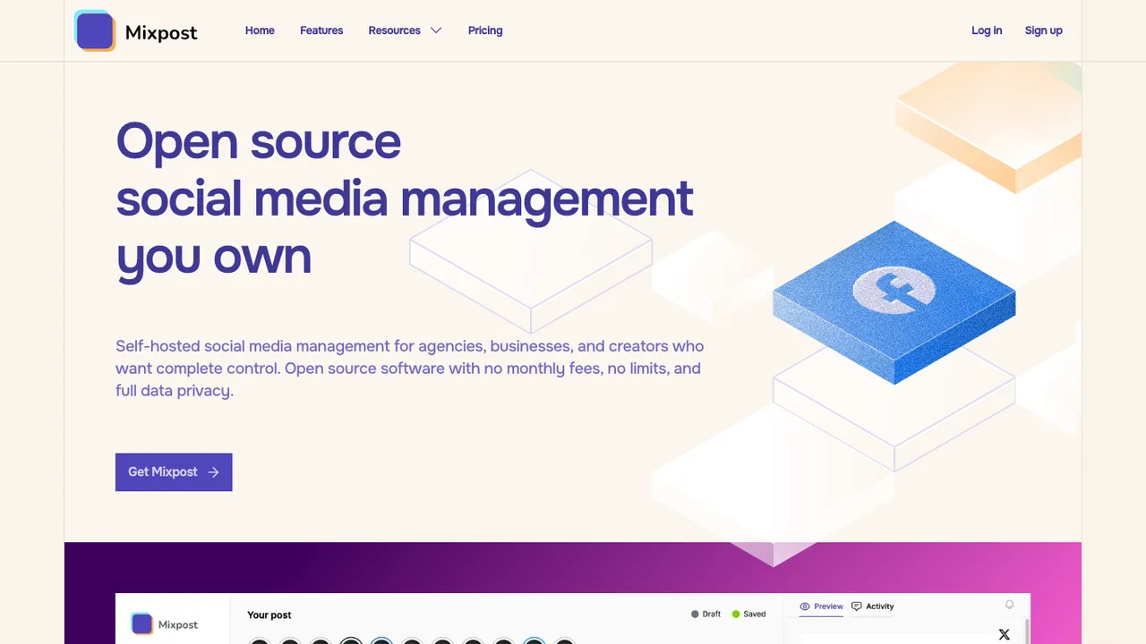 Mixpost screenshot
