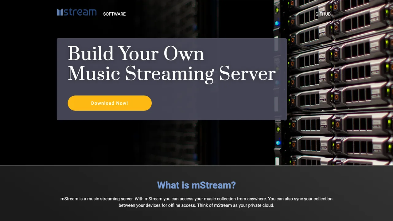mStream screenshot