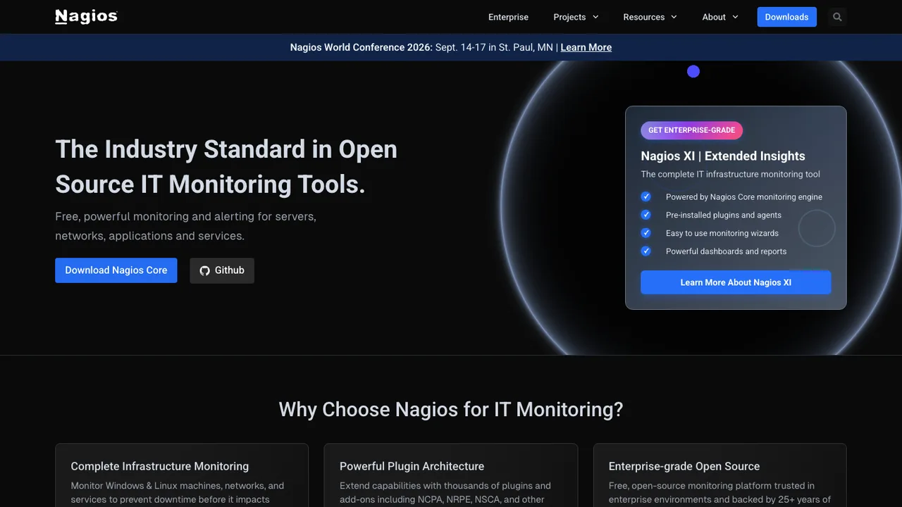 Nagios Core screenshot