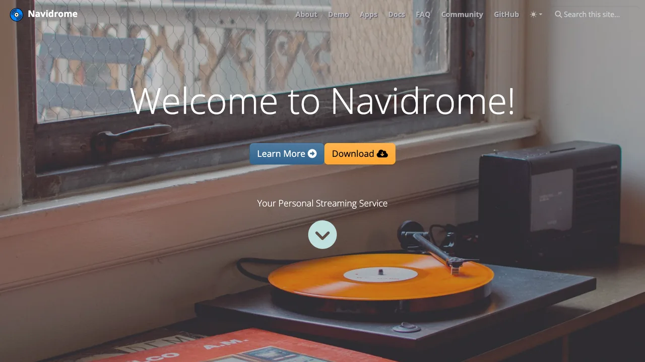 Navidrome screenshot