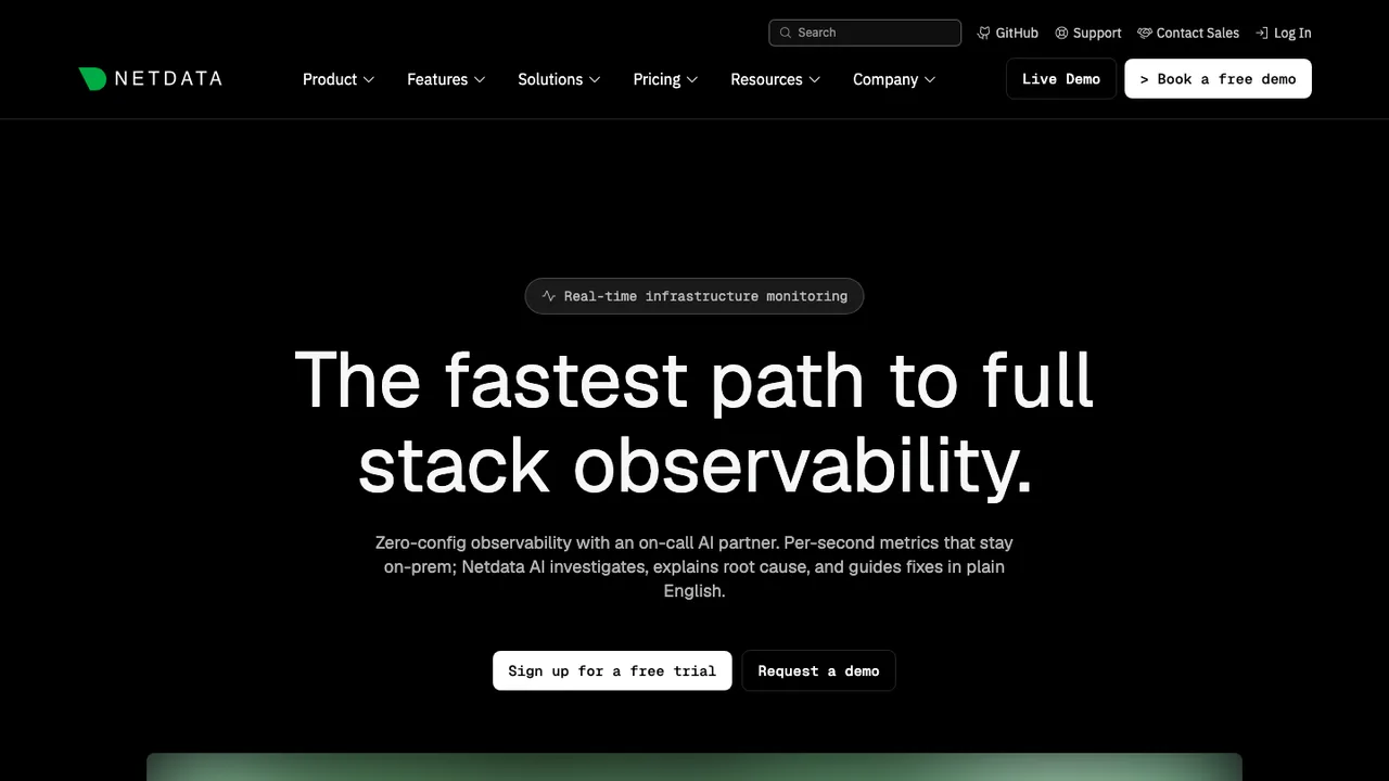 Netdata screenshot