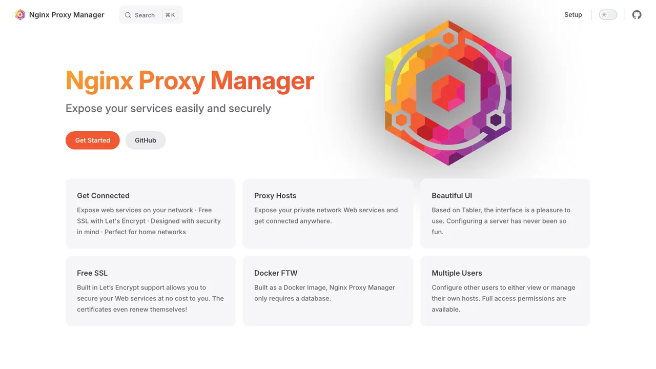 Nginx Proxy Manager screenshot