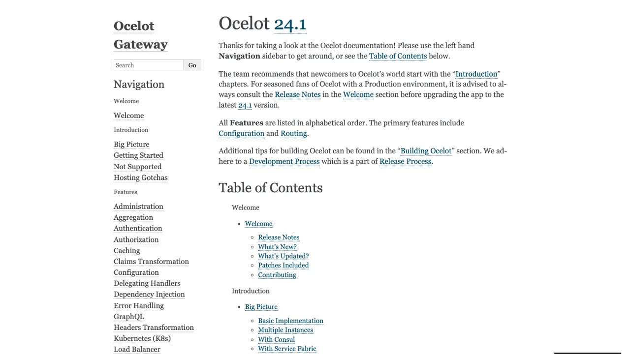 Ocelot screenshot