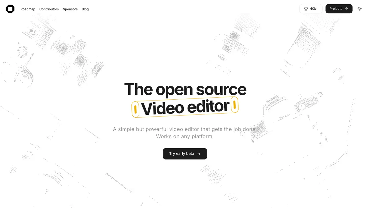 OpenCut screenshot