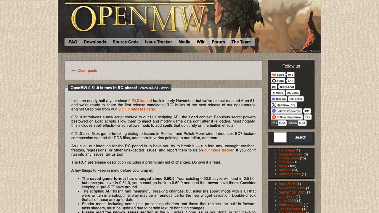OpenMW screenshot
