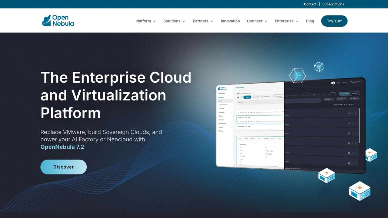 OpenNebula screenshot
