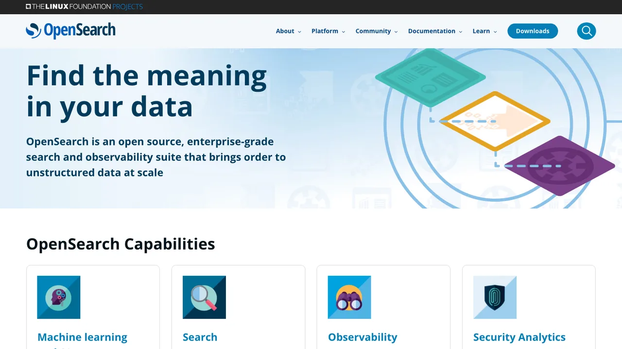 OpenSearch screenshot