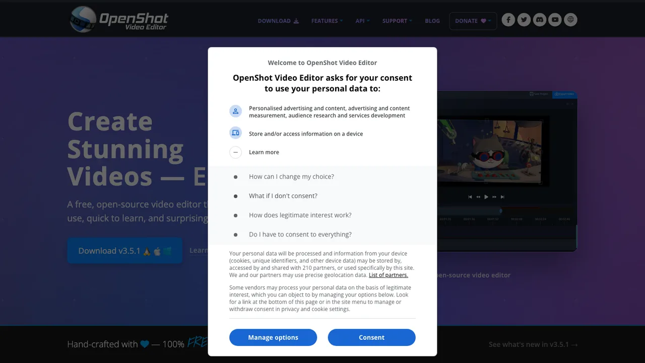 OpenShot Video Editor screenshot