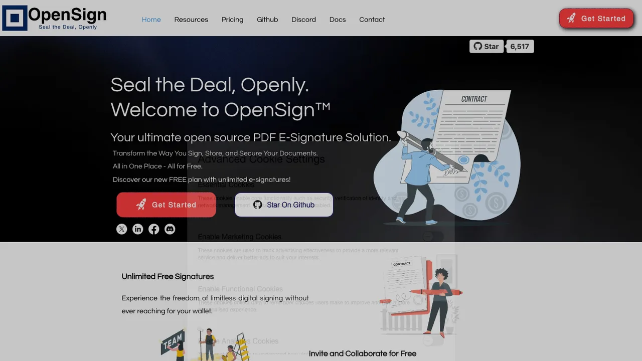 OpenSign screenshot