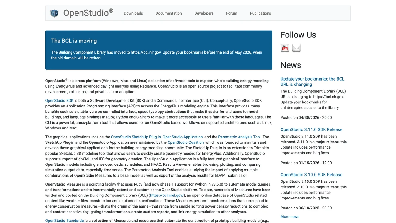 OpenStudio screenshot