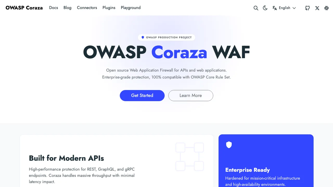 OWASP Coraza screenshot