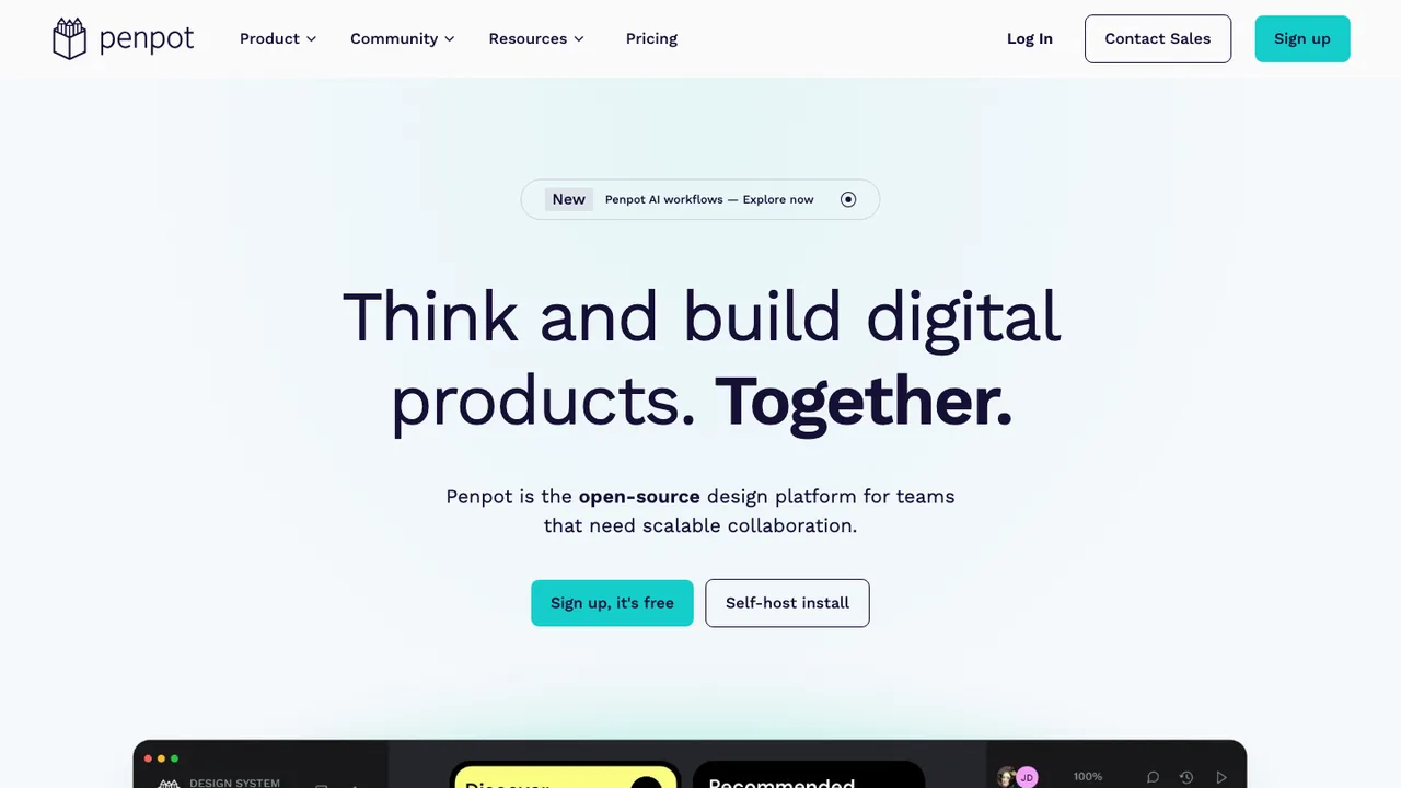 Penpot screenshot