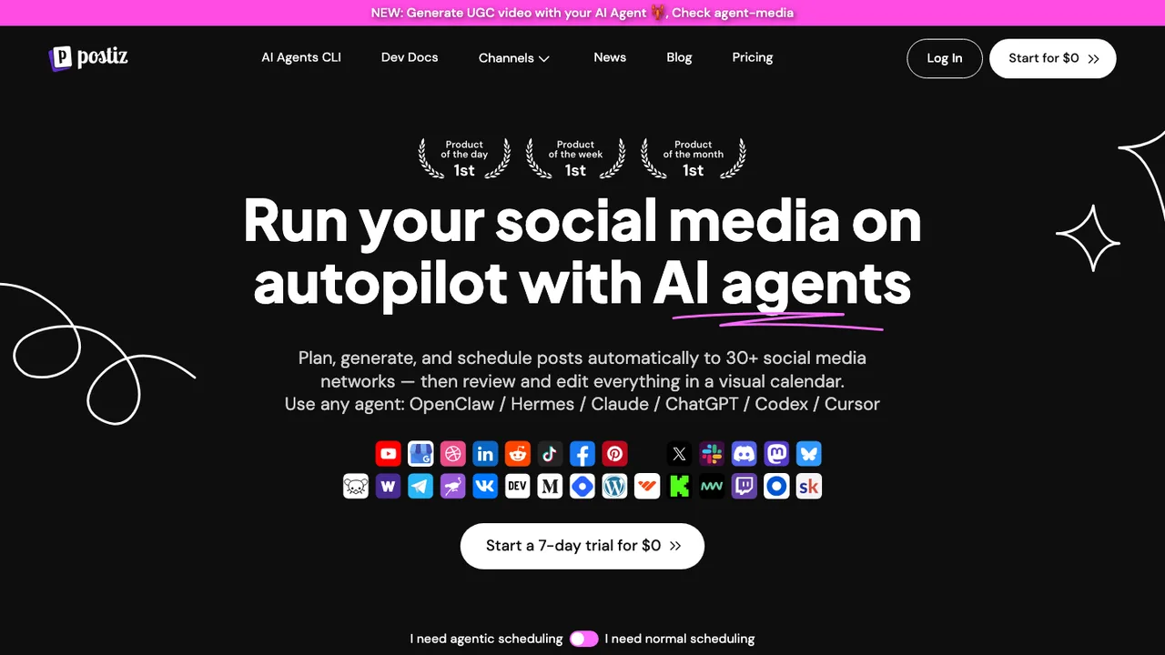 Postiz screenshot