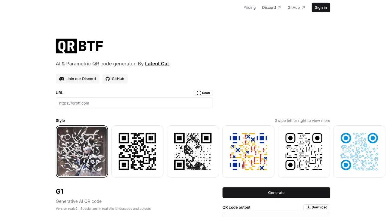 QRBTF screenshot