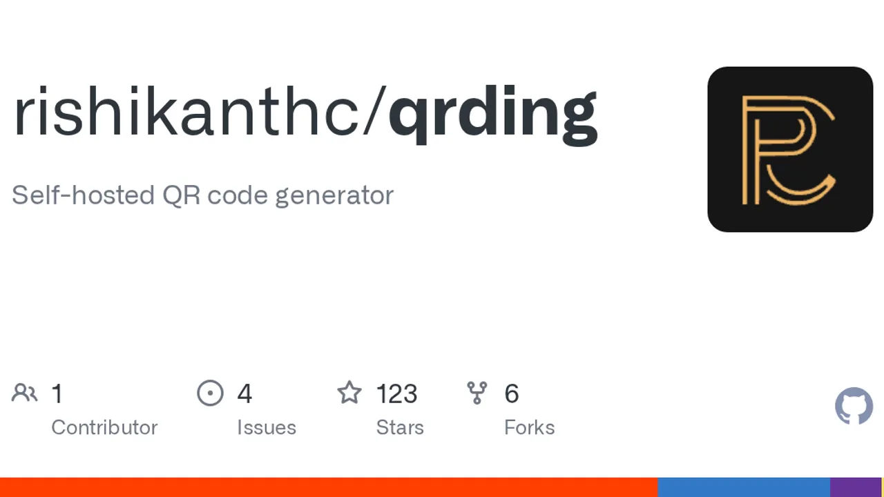 QRding screenshot