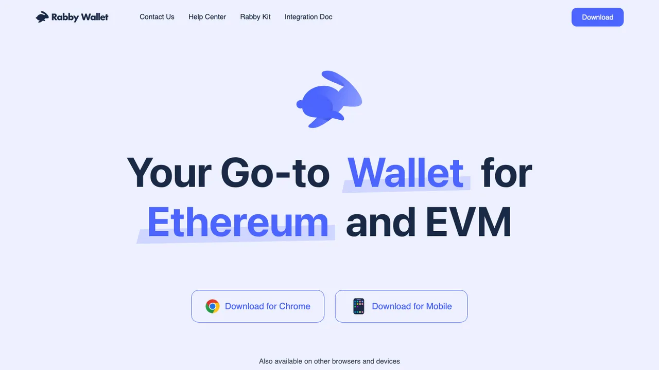 Rabby Wallet screenshot