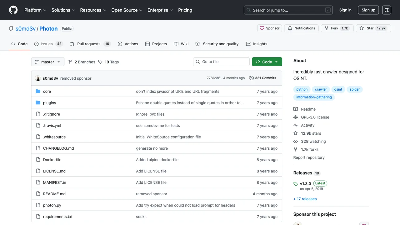 Photon screenshot