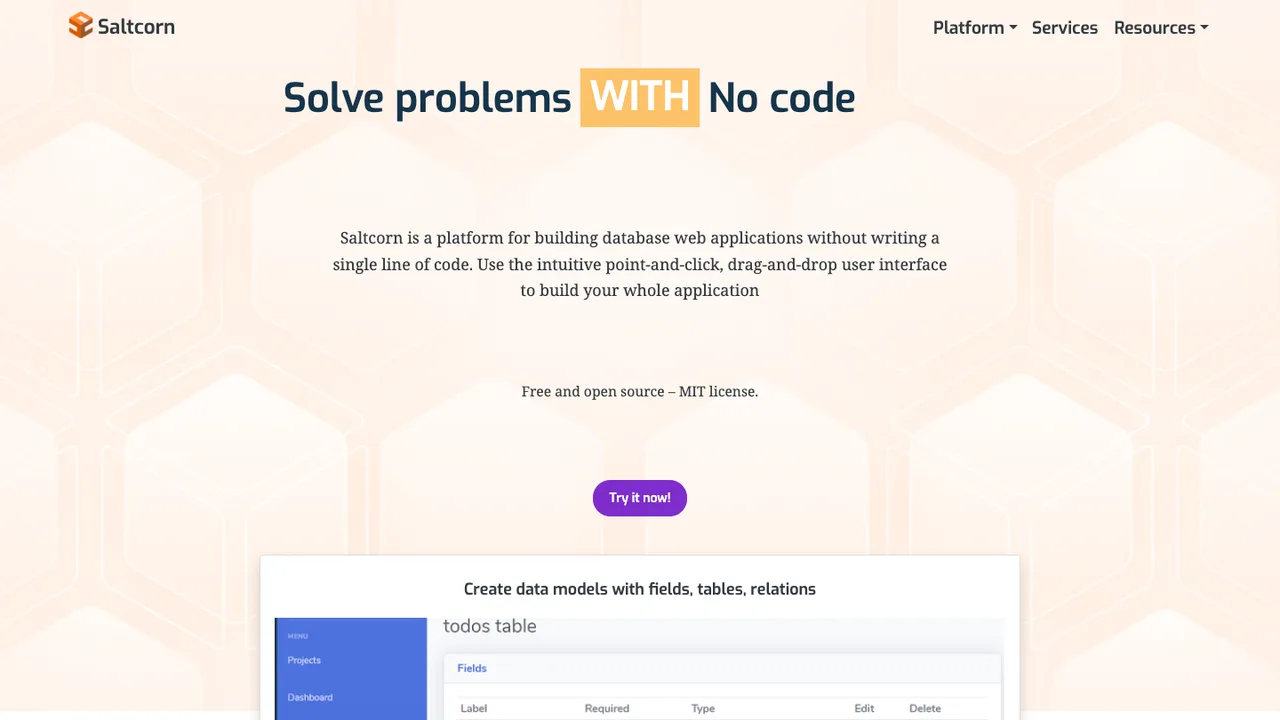 Saltcorn screenshot