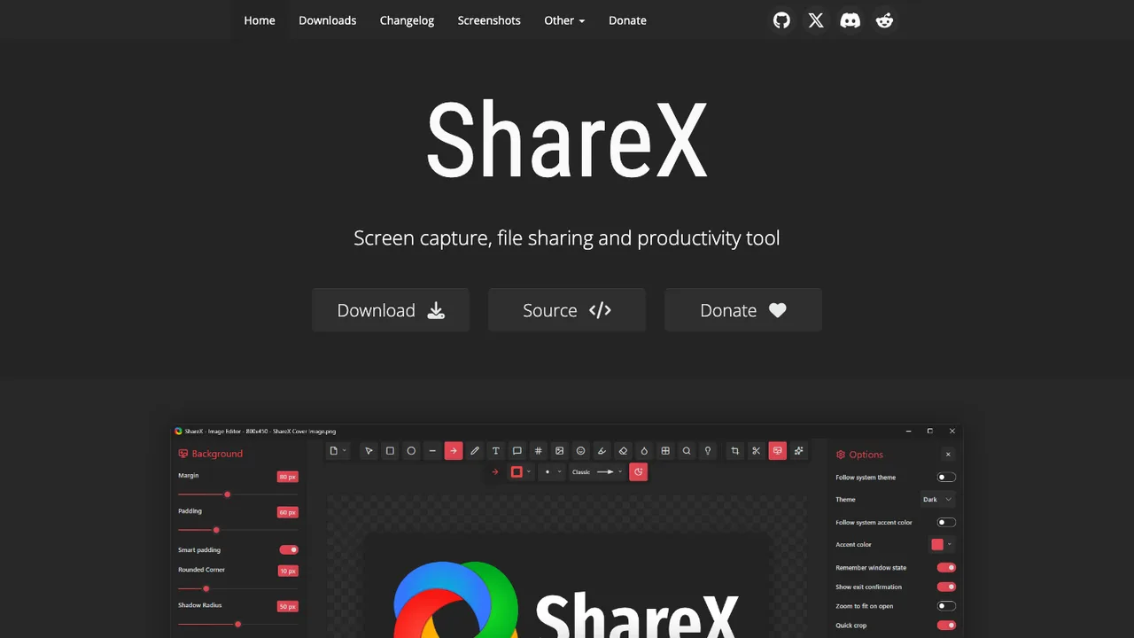 ShareX screenshot
