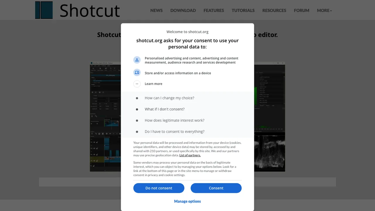 Shotcut screenshot