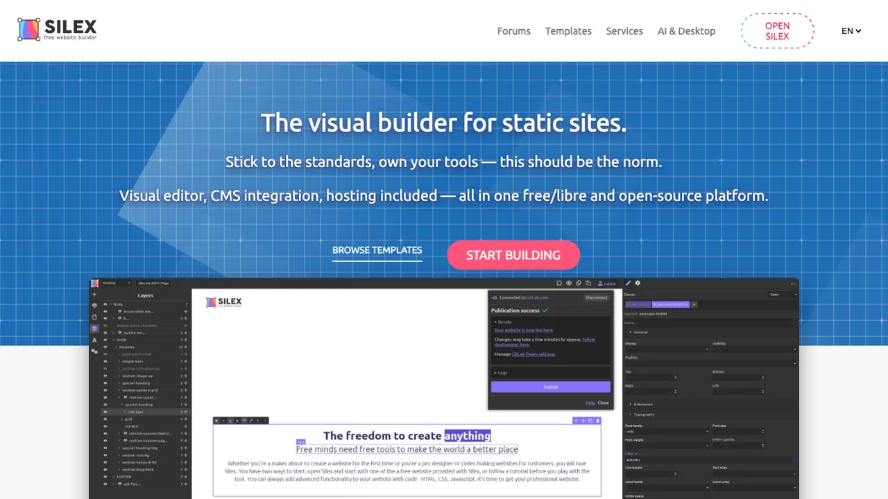 Silex screenshot