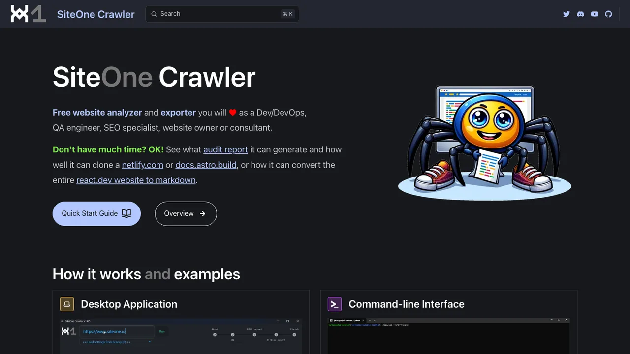 SiteOne Crawler screenshot