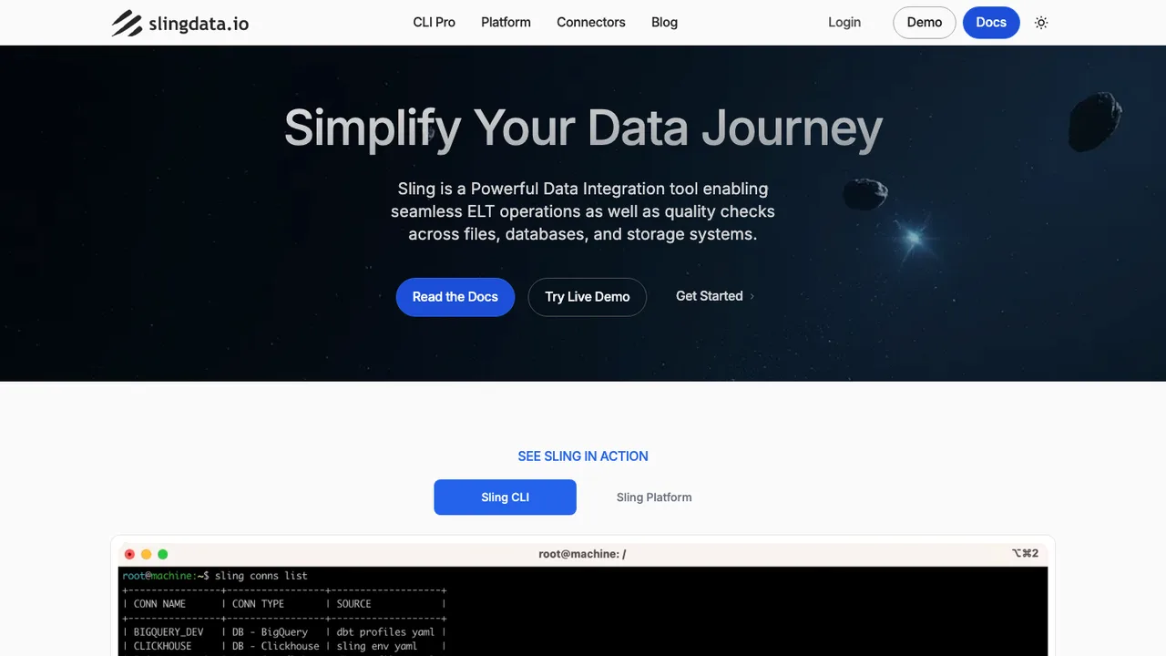 Sling screenshot