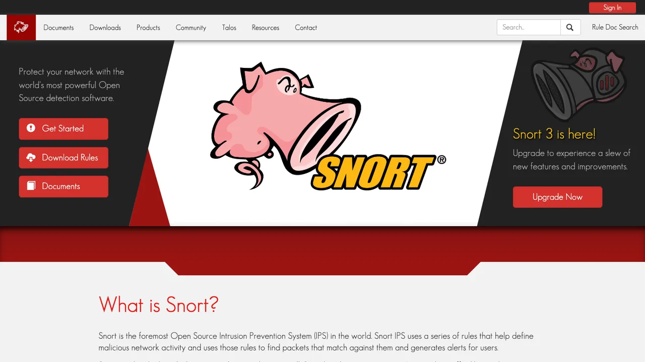 Snort 3 screenshot