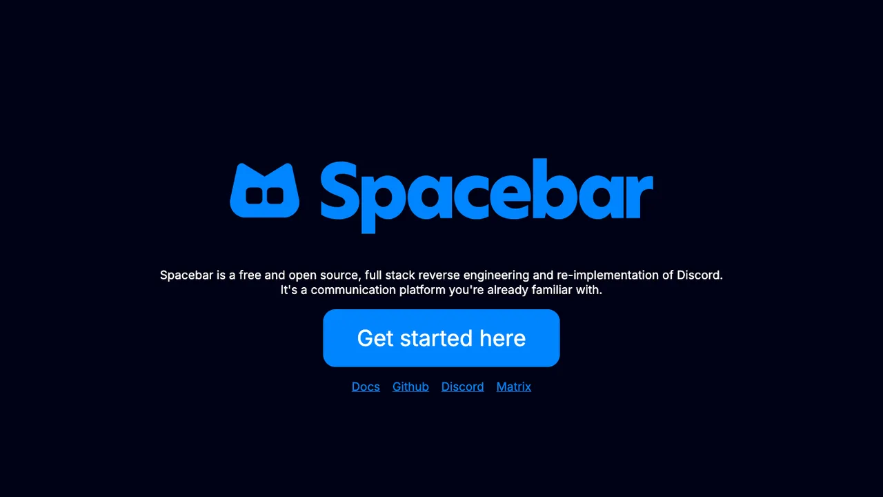 Spacebar screenshot