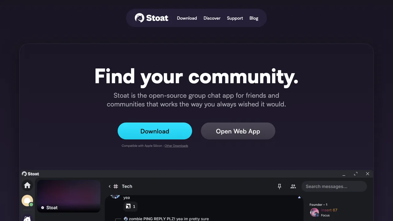 Stoat screenshot
