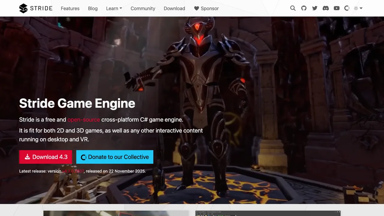 Stride screenshot