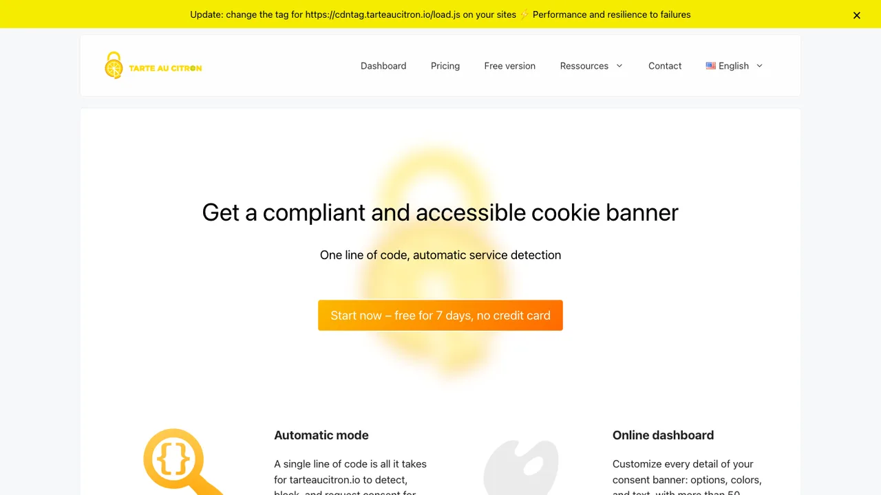 tarteaucitron.js screenshot