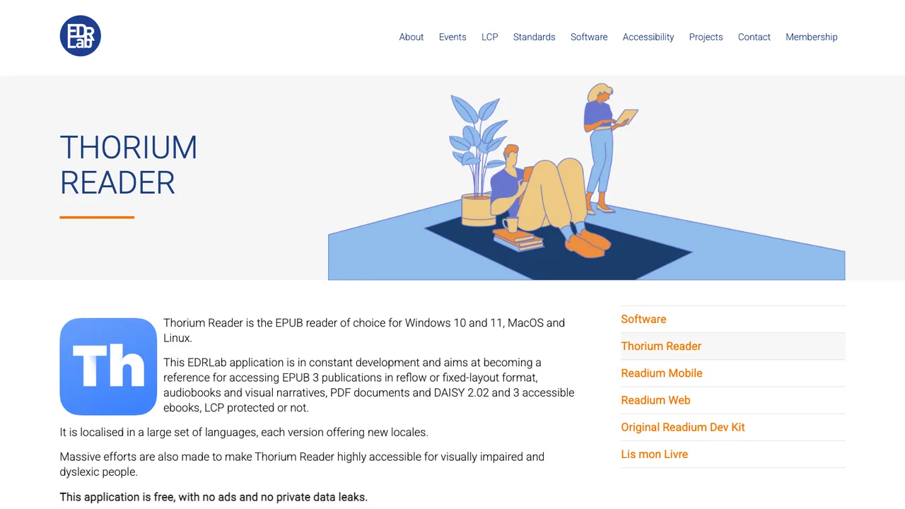 Thorium Reader screenshot