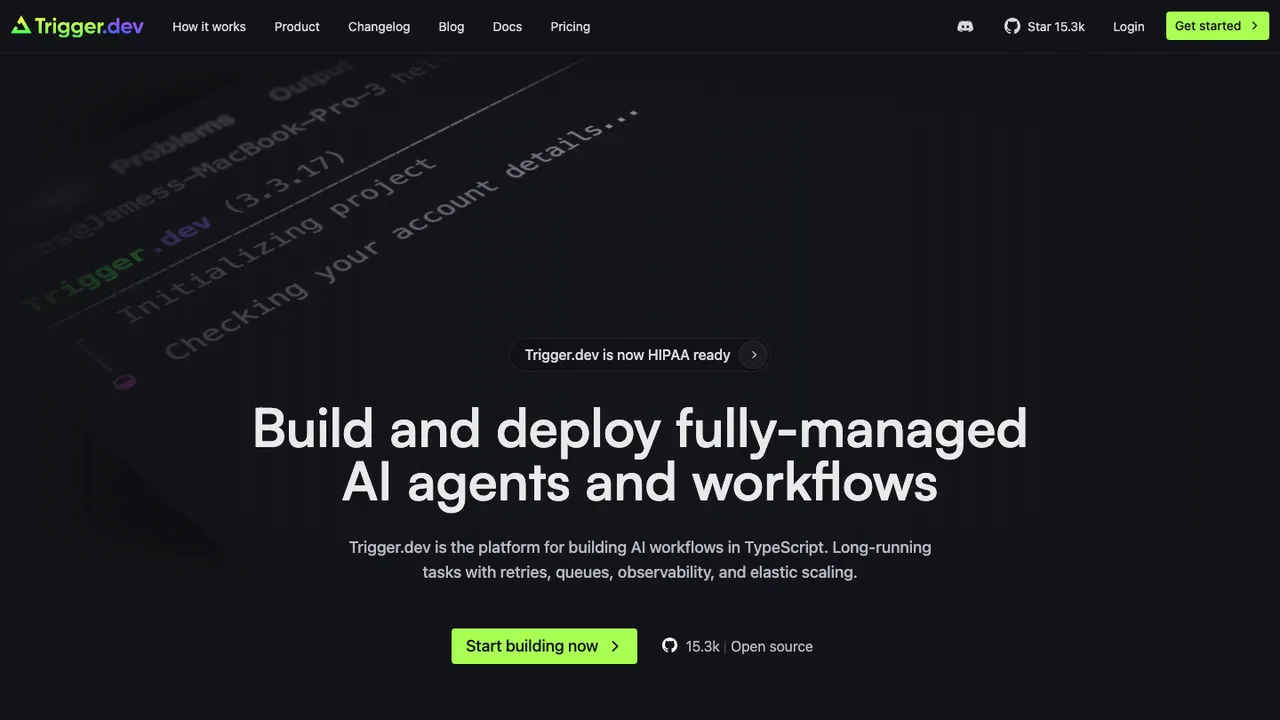 Trigger.dev screenshot