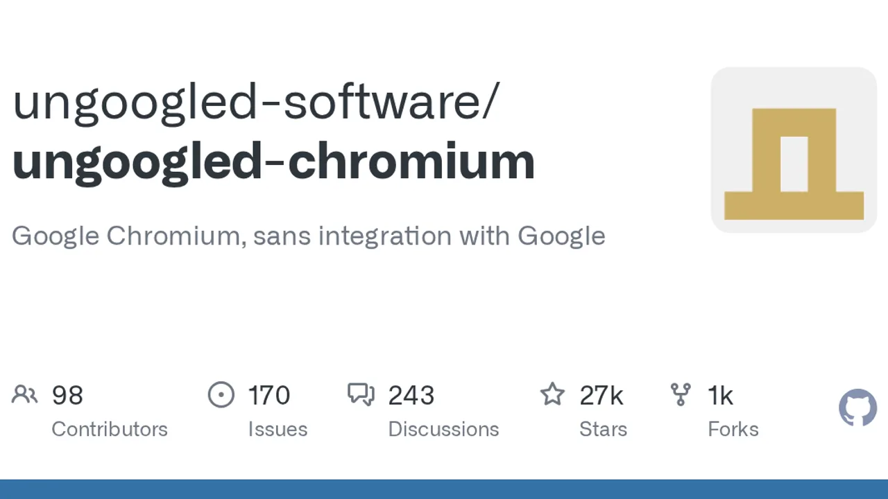 ungoogled-chromium screenshot