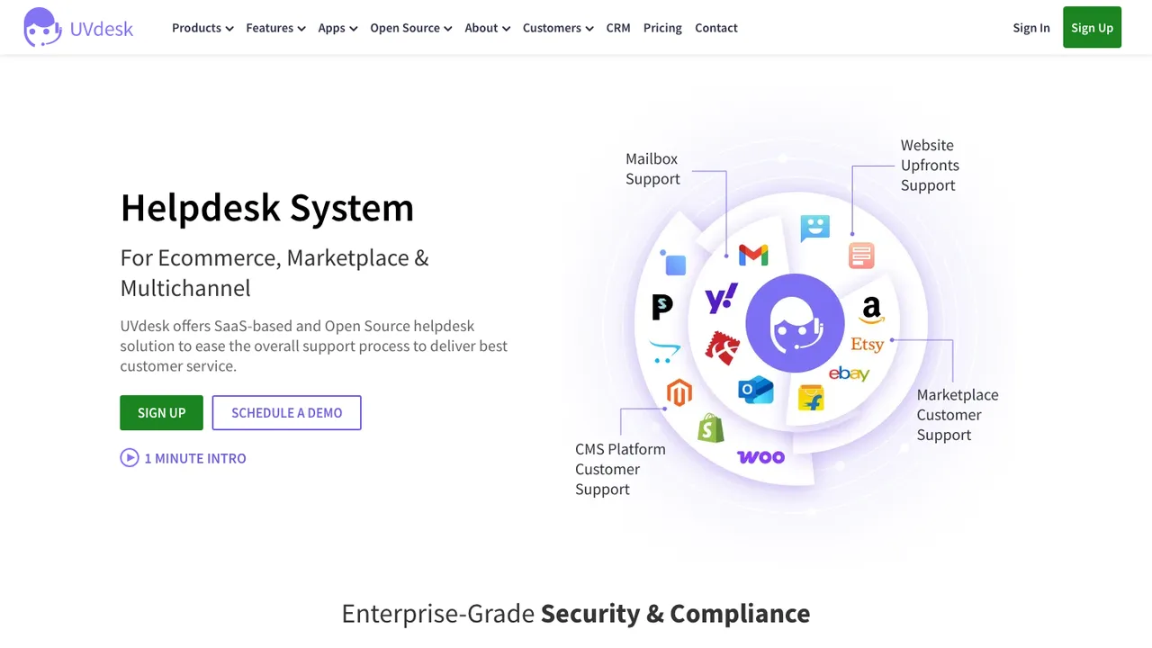 UVdesk screenshot