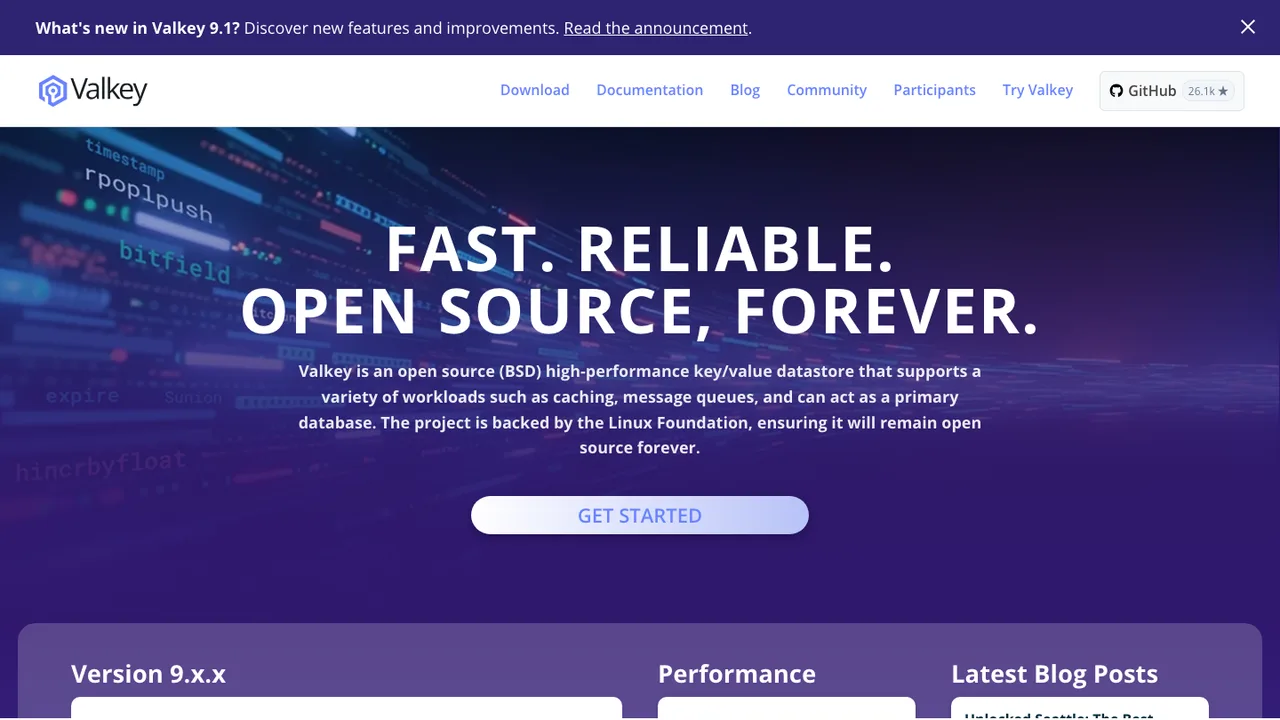 Valkey screenshot