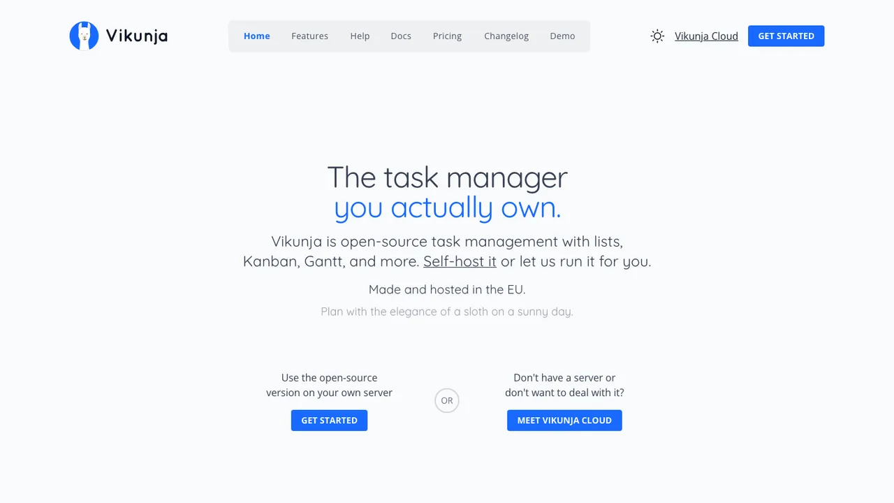 Vikunja screenshot