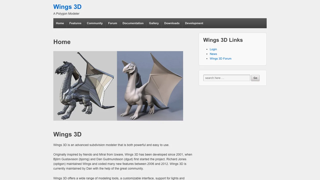 Wings 3D screenshot