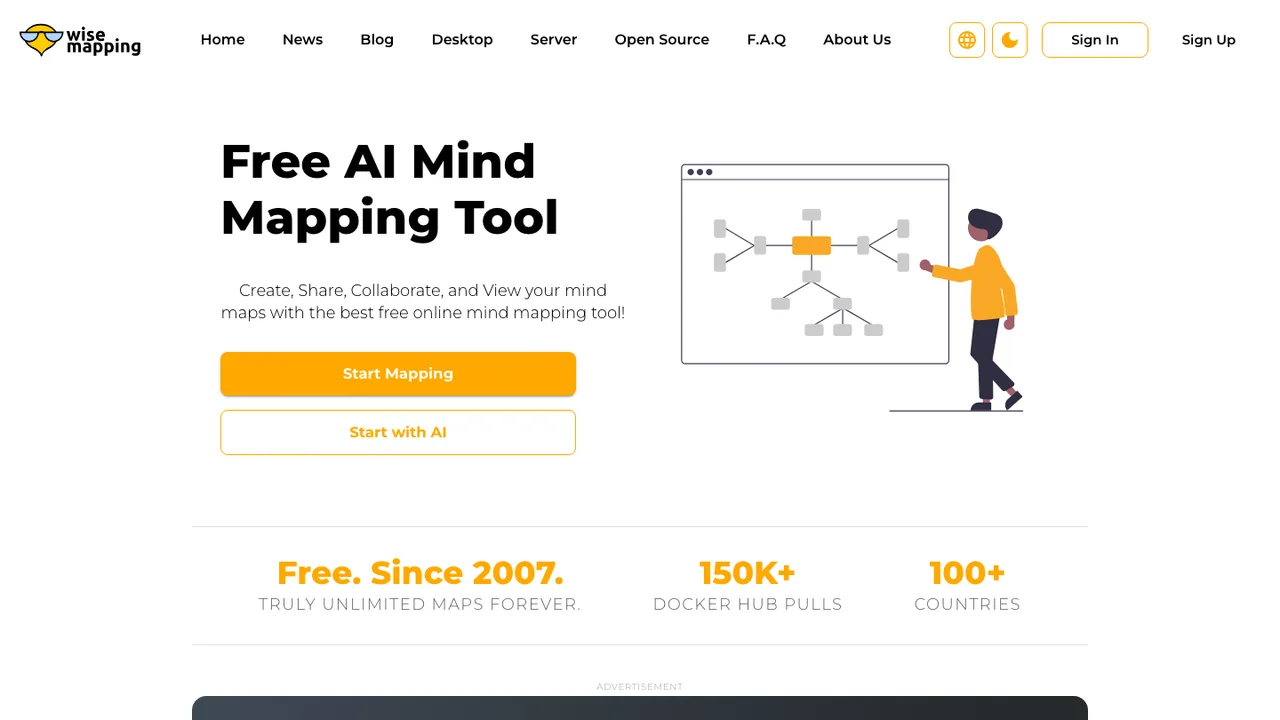 WiseMapping screenshot