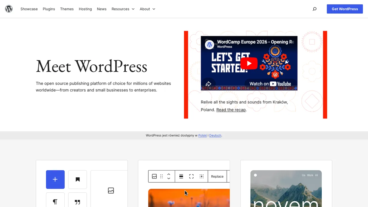 WordPress screenshot