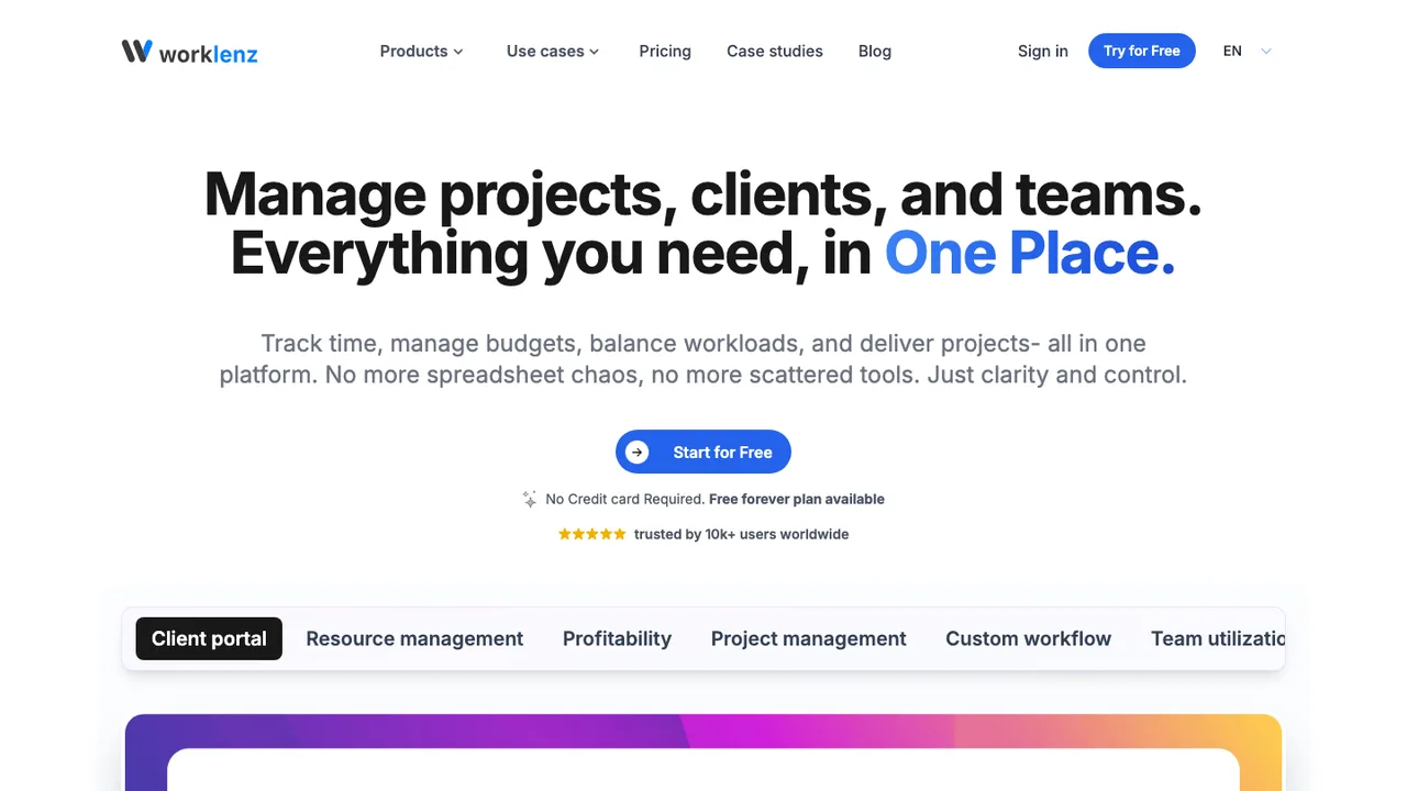 Worklenz screenshot