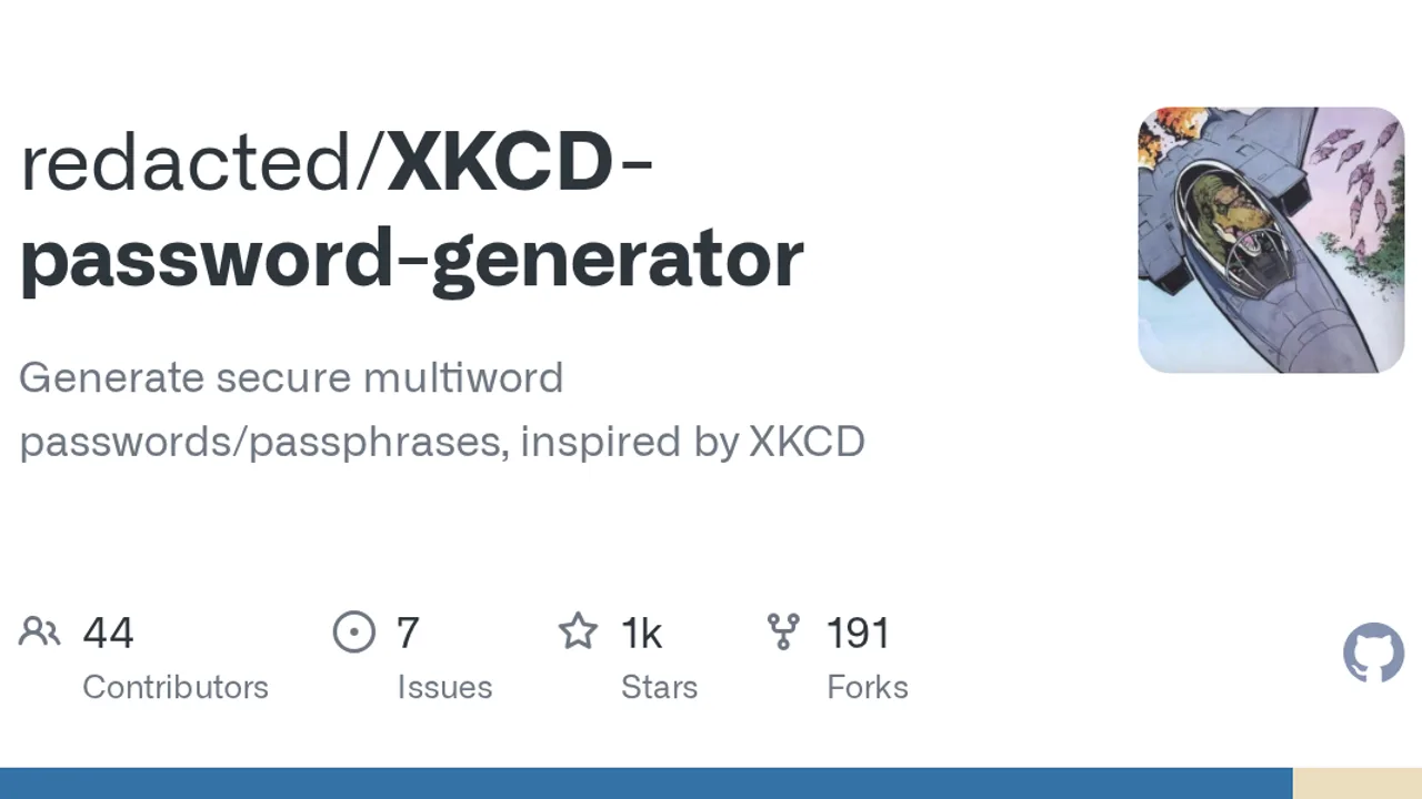 xkcdpass screenshot