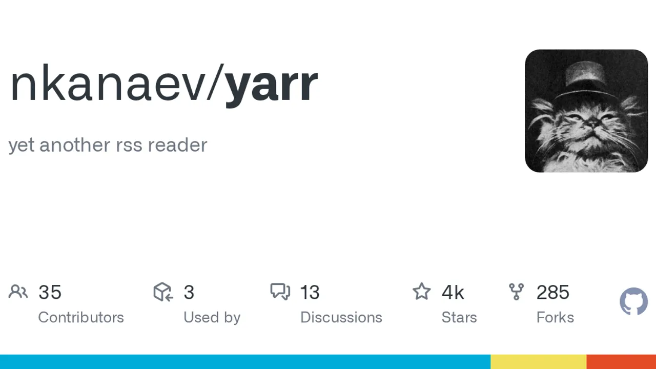 yarr screenshot